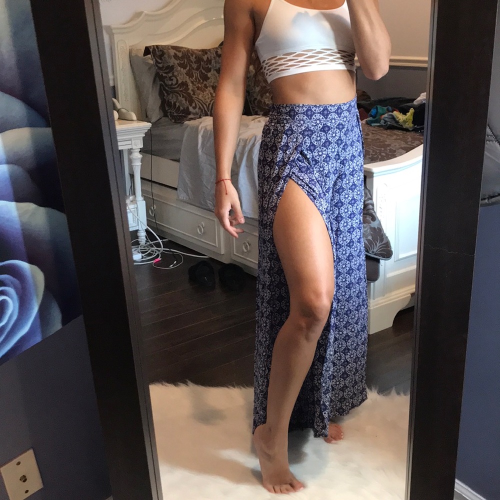 Flowy Pants with Side Slits